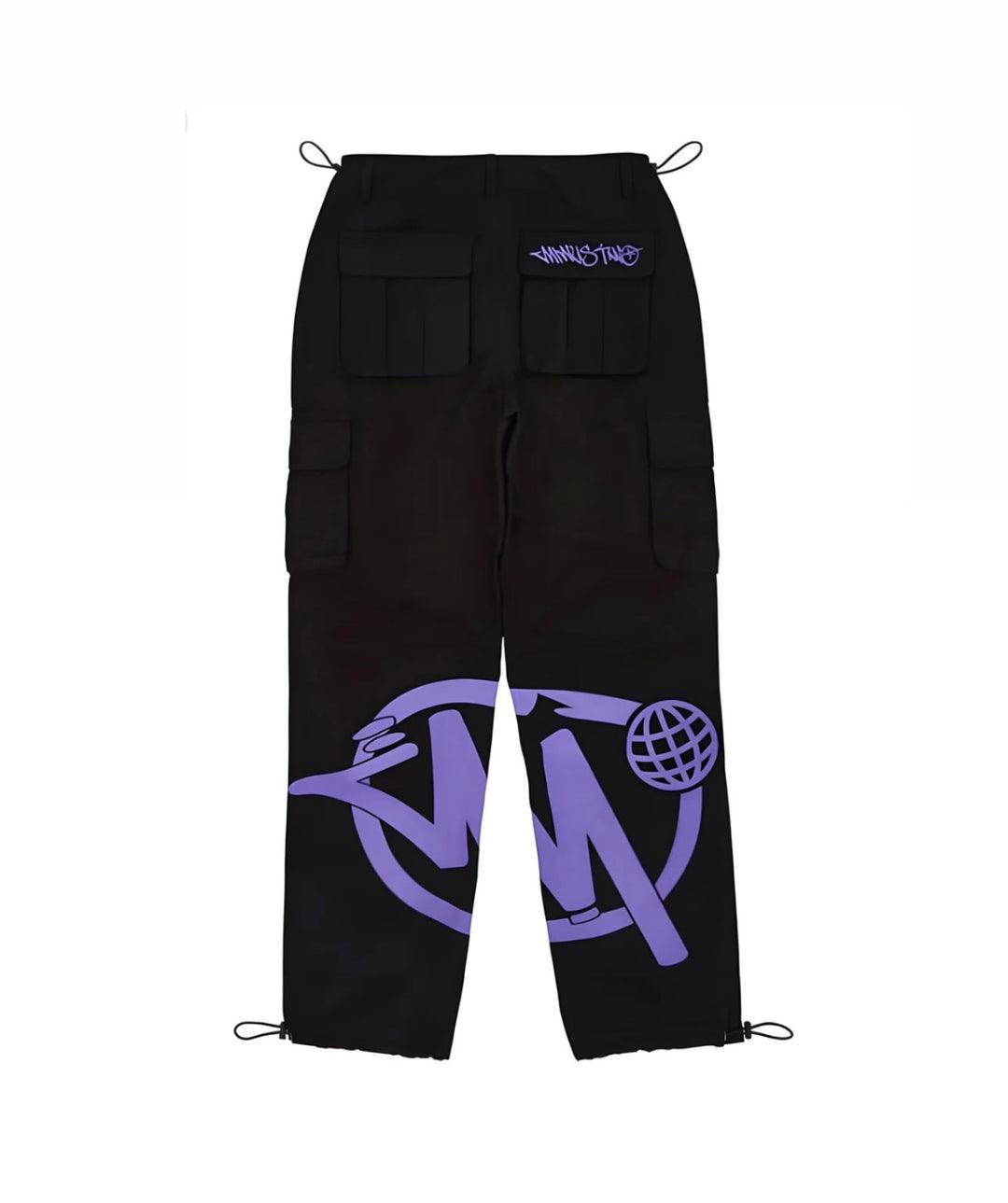 MINUS TWO Cargo Pants Purple-